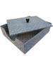 In-Box with Lid in Blue Tile Italian