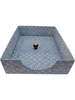 In-Box with Lid in Blue Tile Italian