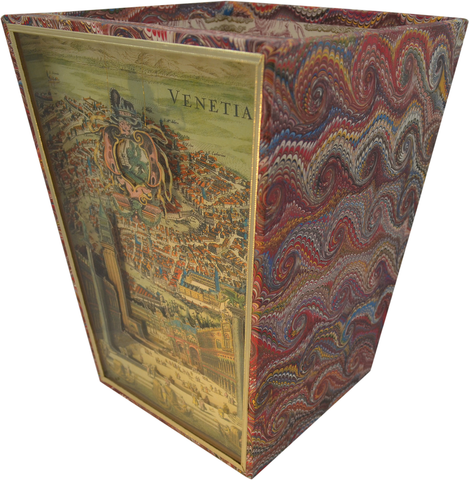 Venetia Diorama Cartonnage Waste Paper Basket