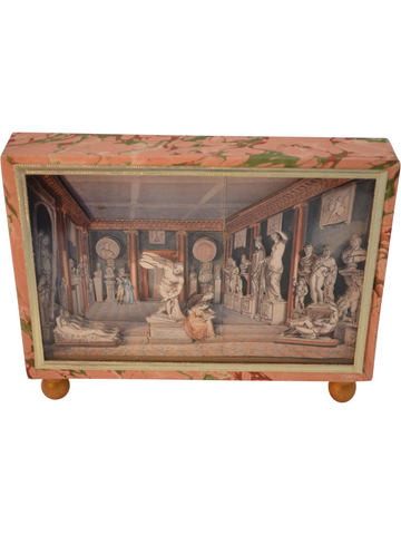 Dining room of Charles Townley Diorama Cartonnage Letter Holder
